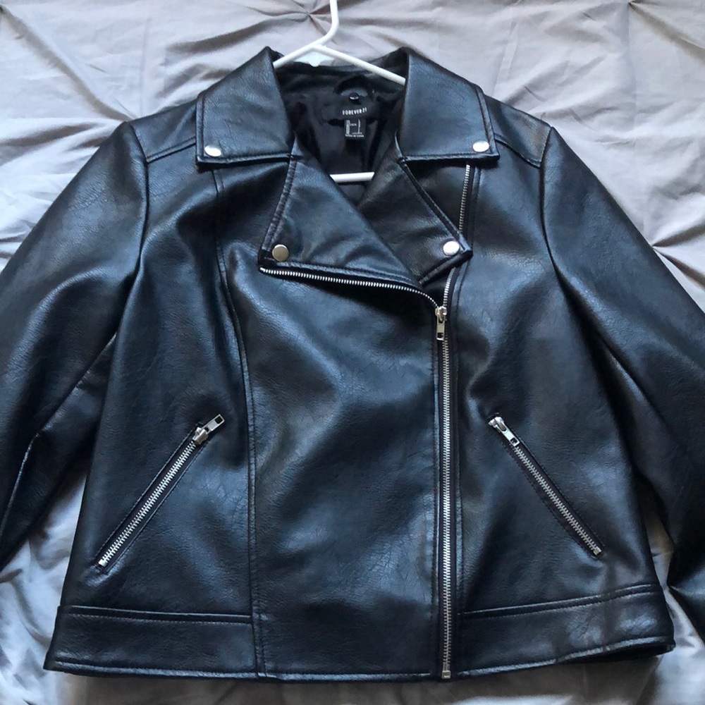 Faux Leather Jacket